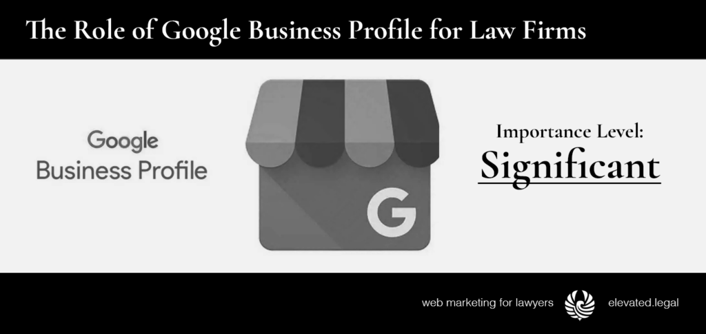 role of google business profile for lawyers